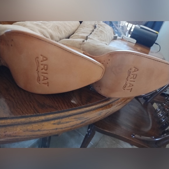 Ariat Tan Suede Boots - Picture 2 of 10
